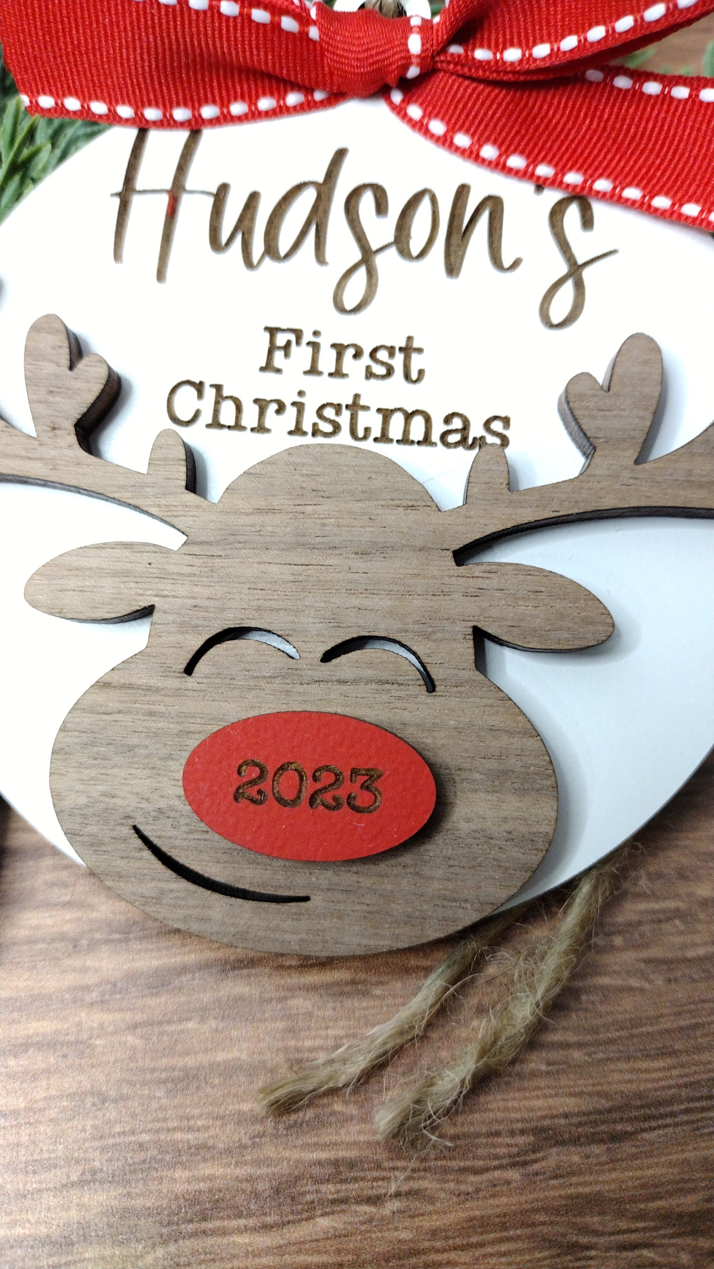 Baby's First Christmas Reindeer Ornament