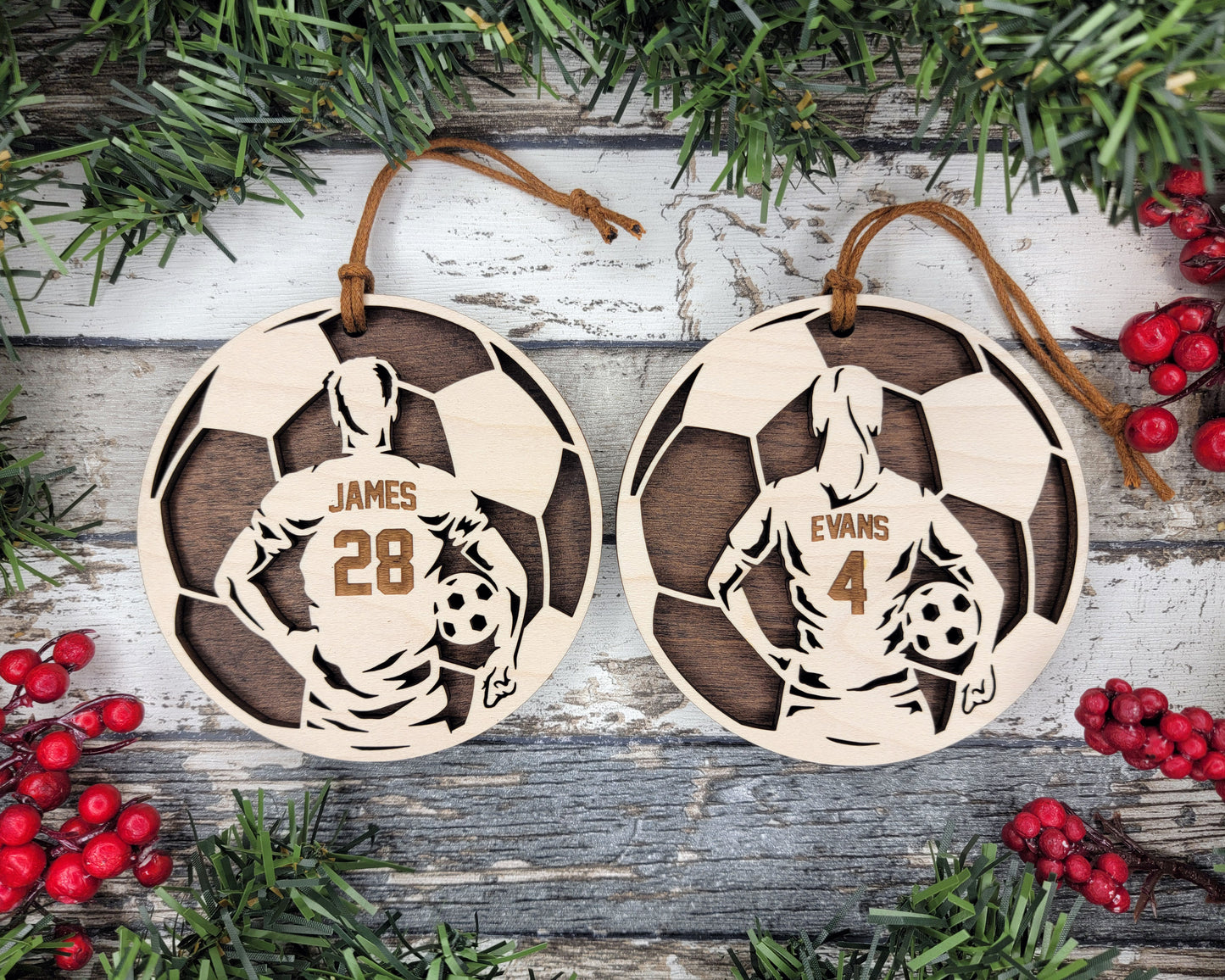 Personalized Sports Ornaments