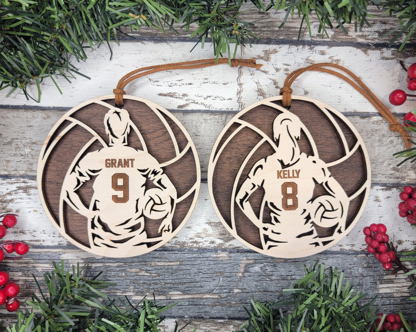 Personalized Sports Ornaments